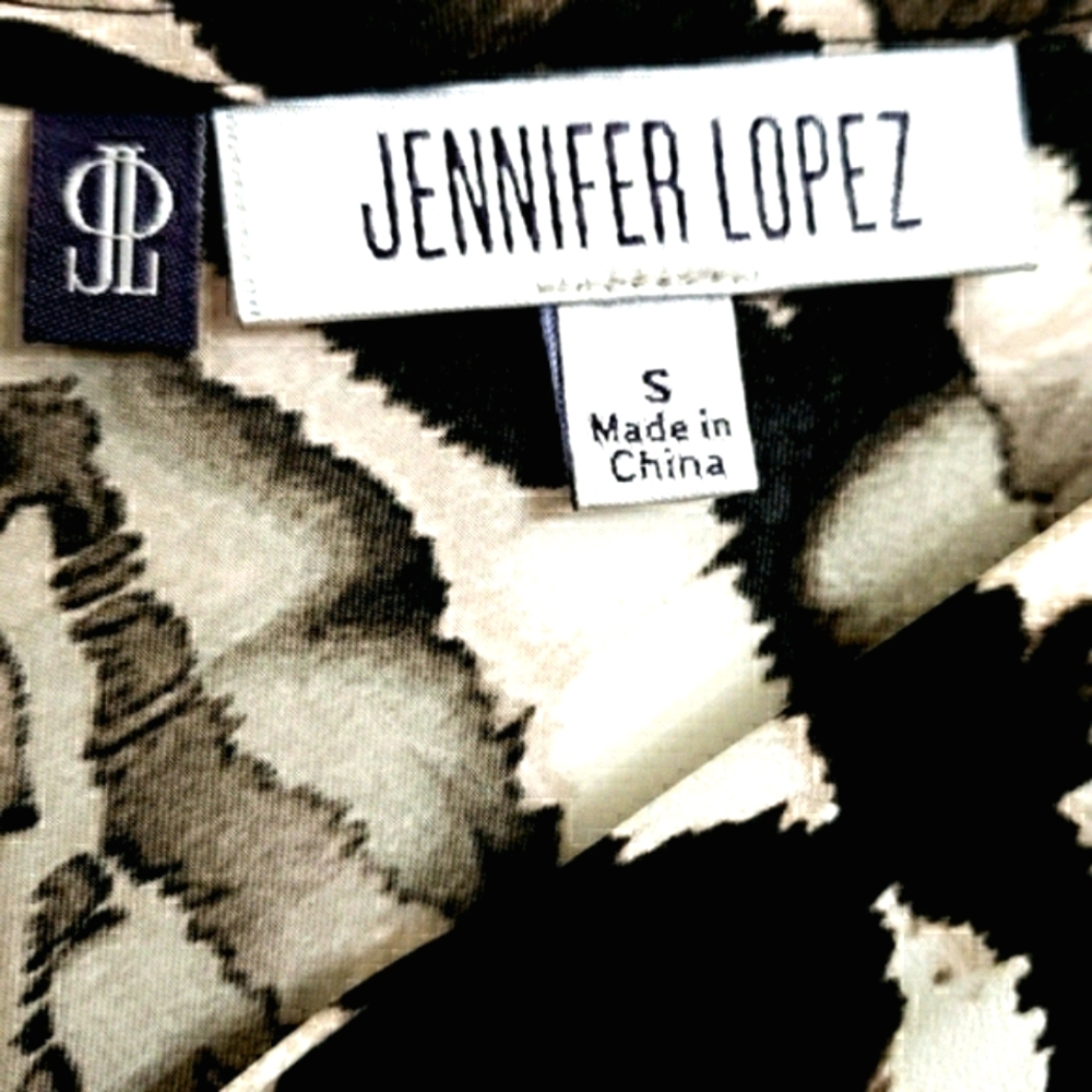 NWOTJennifer Lopez Camo/Zebra Autumn Rose Jumpsuit - Picture 2 of 13
